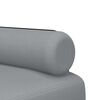 vidaXL Canap&eacute;-lit en forme de L gris clair 260x140x70 cm tissu