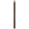 vidaXL Pieds de table de bar en forme de U, 2 pi&egrave;ces, acier naturel, 60 x (110-111) cm