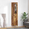vidaXL Haut Armoire 2 pcs Bois Ancien Bois d'ing&eacute;nierie