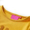 T-shirt enfants &agrave; manches longues ocre fonc&eacute; 116