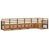 vidaXL Ensemble de canap&eacute;s d'ext&eacute;rieur 6 pc Naturel Polyester