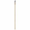 vidaXL Porte coulissante Naturel et Noir 93 x 211 cm