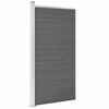 vidaXL Panneau de cl&ocirc;ture WPC 95x186 cm Gris