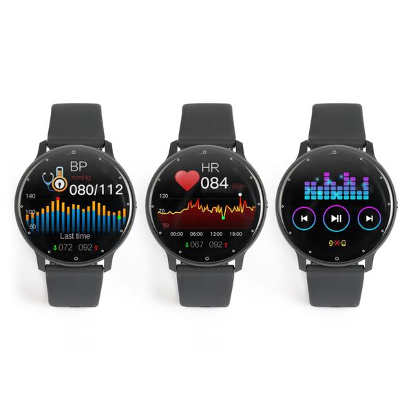 Livoo Montre intelligente multifonctionnelle Noir