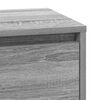 vidaXL Cabinet de chevet Gris 39 x 34,5 x 65 cm Bois d'ing&eacute;nierie
