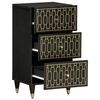 vidaXL Armoire lat&eacute;rale 40x33x75 cm bois massif de manguier