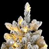 vidaXL Sapin de No&euml;l artificiel articul&eacute; 300 LED et boules 240 cm