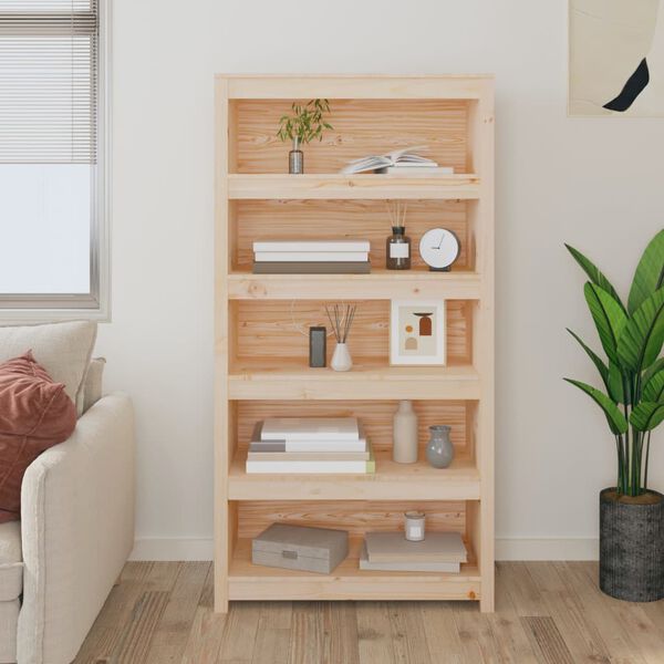 vidaXL Biblioth&egrave;que 80x35x154 cm Bois de pin massif