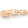 vidaXL Salon de jardin 8 pcs Bois de pin massif