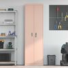 vidaXL Armoire de rangement 2 pcs Rose 60 x 40 x 200 cm Acier