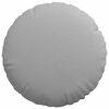 vidaXL Coussins de si&egrave;ge 2 pcs Gris nuage &Oslash;40 x 13 cm tissu