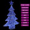 vidaXL Sapin de No&euml;l avec 100 LED Bleu 122 cm Acrylique