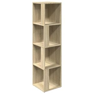 vidaXL Armoire d'angle Ch&ecirc;ne sonoma 33x33x132 cm Bois d&rsquo;ing&eacute;nierie