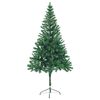 vidaXL Arbre de No&euml;l artificiel pr&eacute;-&eacute;clair&eacute;/boules 180 cm 564 branches