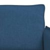vidaXL Canap&eacute; 2 pcs Bleu