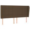 vidaXL Sommier &agrave; lattes de lit avec matelas Marron fonc&eacute; 180x200 cm
