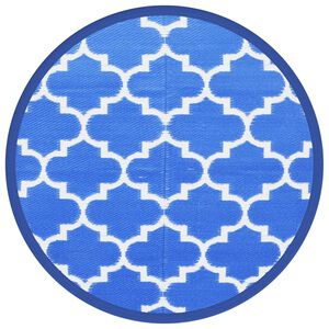 vidaXL Tapis d'ext&eacute;rieur ARAKIL bleu &Oslash;160 cm PP