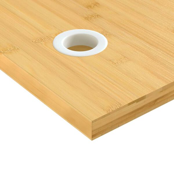 vidaXL Dessus de bureau 100x60x2,5 cm bambou