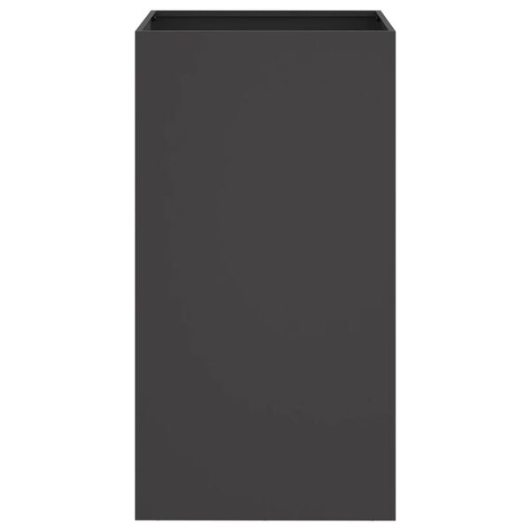 vidaXL Jardini&egrave;re noir 42x38x75 cm acier