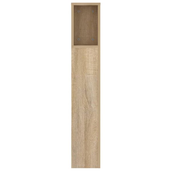vidaXL Armoire de t&ecirc;te de lit Ch&ecirc;ne sonoma 140x18,5x104,5 cm
