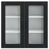 vidaXL Armoire de cuisine Noir 80 x 31 x 80 cm Bois d'ing&eacute;nierie