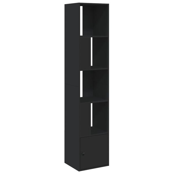 vidaXL Biblioth&egrave;que noir 40x36x189 cm bois d'ing&eacute;nierie