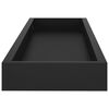 vidaXL &Eacute;tag&egrave;res murales Loggia 2 pcs Noir 60x15x4 cm MDF