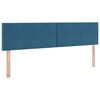 vidaXL Lit de Rangement avec matelas Bleu fonc&eacute; 90 x 200 cm