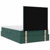 vidaXL Lit avec rangement et matelas Vert fonc&eacute; 120 x 200 cm Velours