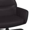 vidaXL Chaise de relaxation Noir Similicuir