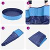 vidaXL Piscine de nage pliable pour chien Bleu 80 x 80 x 20 cm PVC