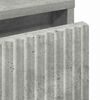 vidaXL Table de chevet Gris b&eacute;ton 63,5 x 36 x 61 cm Bois d'ing&eacute;nierie