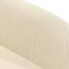 vidaXL Tabouret de bar Cr&egrave;me Velours