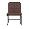 vidaXL Chaise longue Marron 54x75x76 cm Similicuir