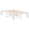vidaXL Cadre de lit Blanc 120 x 200 cm Pin massif