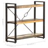 vidaXL Biblioth&egrave;que &agrave; 3 niveaux 90x30x80cm Bois de r&eacute;cup&eacute;ration massif