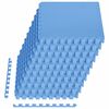 vidaXL Tapis de sol de piscine 40 pcs Bleu 14,4 m&sup2; Mousse EVA