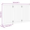 vidaXL Barri&egrave;re pour chien pliable 3 panneaux 150 cm bois de peuplier