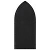vidaXL Miroir de jardin Noir 70x30 cm Fer pour utilisation ext&eacute;rieure