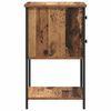 vidaXL Cabinet de chevet avec tiroir 2 pcs Bois ancien 32 x 42 x 70 cm