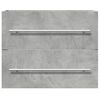 vidaXL Armoire d'&eacute;vier Gris b&eacute;ton 60x38,5x48 cm Agglom&eacute;r&eacute;