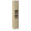 vidaXL Armoire de salle de bain ch&ecirc;ne sonoma 30,5x30x179 cm