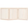 vidaXL Barri&egrave;re pour chien pliable &agrave; 3 panneaux 150 cm Bois de peuplier