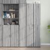 vidaXL Buffet haut sonoma gris 30x42,5x185 cm bois d'ing&eacute;nierie