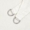 vidaXL Voile d'ombrage 160 g/m&sup2; Blanc 3x4x4 m PEHD