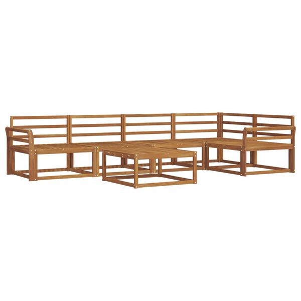 vidaXL Ensemble de canap&eacute;s d'ext&eacute;rieur 6 pcs Naturel