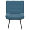 vidaXL Chaise de relaxation bleu 64x74x84 cm velours