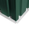 vidaXL Abri de stockage pour jardin Métal Vert 204 x 132 x 186 cm