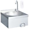 vidaXL Lavabo de lavage avec robinet et distributeur de savon Inox