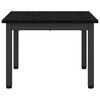 vidaXL Table basse Ch&ecirc;ne noir 50 x 50 x 36 cm Bois d'ing&eacute;nierie